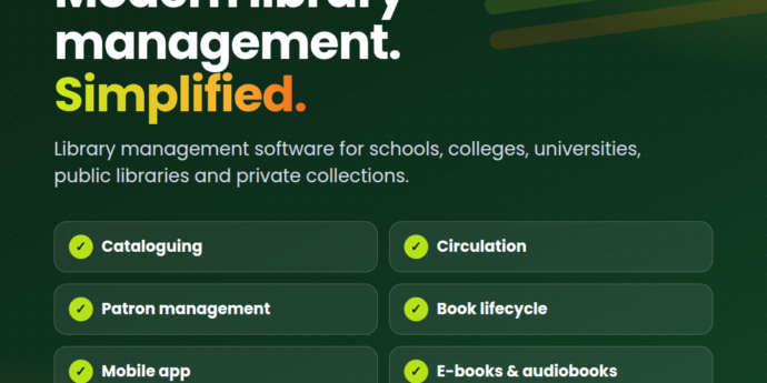 FlyLib library management software features