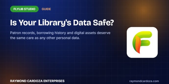 Library management software data security with FlyLib