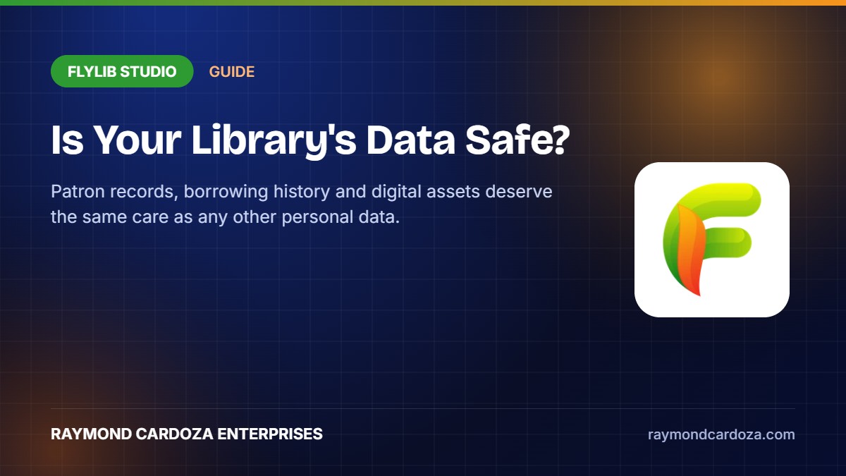 Library management software data security with FlyLib