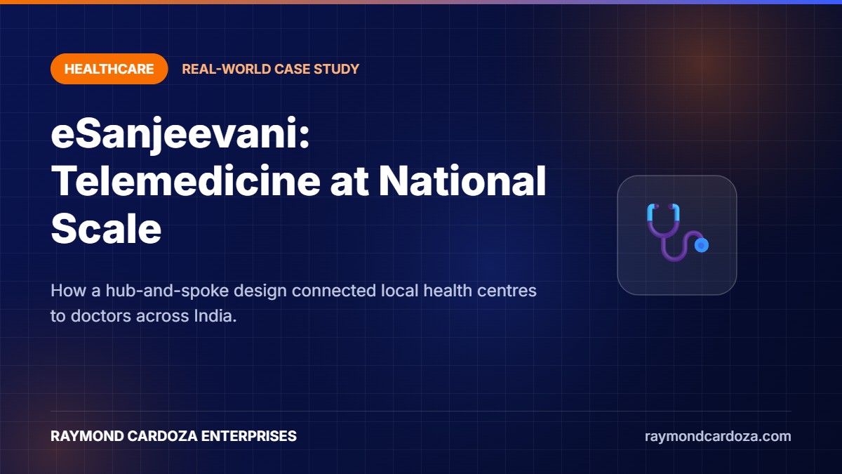 How eSanjeevani Brought Doctor Consultations to Rural Health Centres: A Telemedicine Case Study