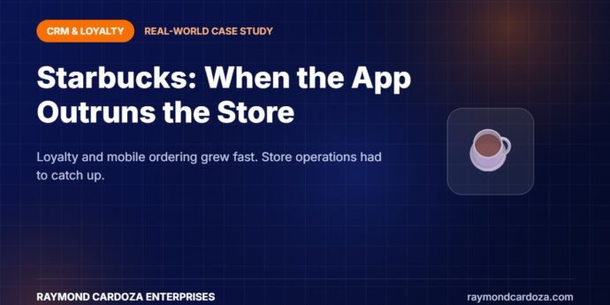 Starbucks mobile ordering and loyalty case study - when digital success strains store operations